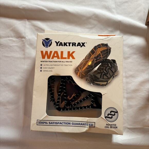 New in Box YAKTRAX PRO Footwear Shoe Traction for Ice & Snow, Size Small, Black - Picture 1 of 2